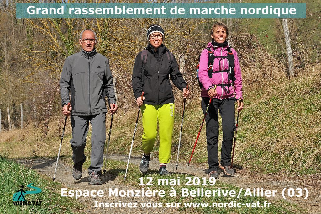 Grand rassemblement Marche Nordique à Bellerive sur Allier (03)